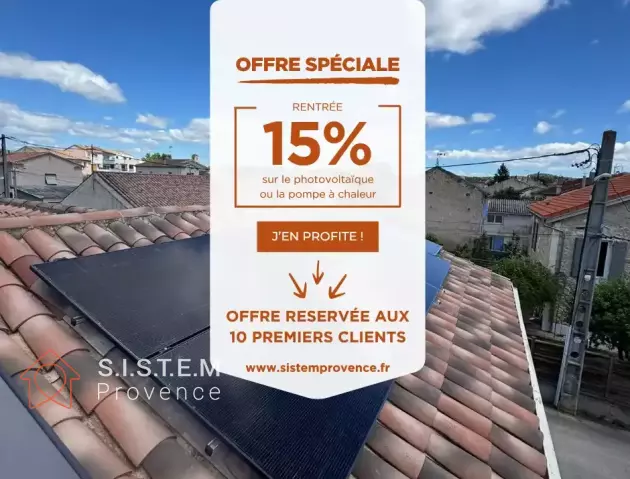 Promotion sur les panneaux solaires et pompe à chaleur